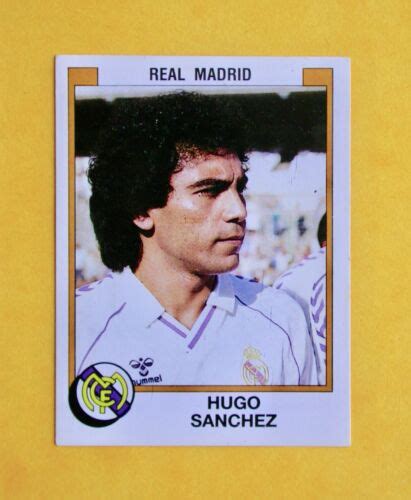 192 HUGO SANCHEZ REAL MADRID FUTBOL 88 LIGA 1987 1988 87 88