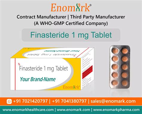 Finasteride Tablets Contract Manufacturer