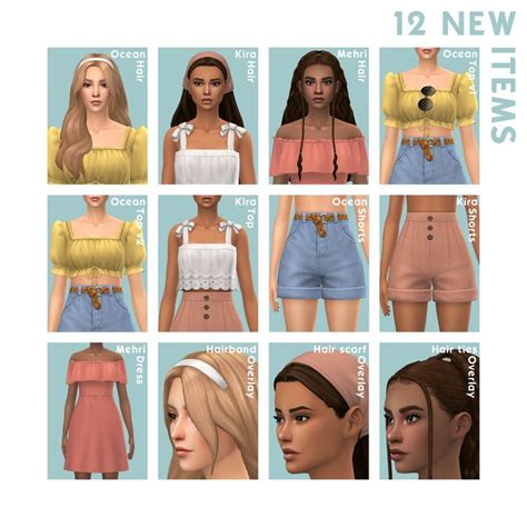 June Collection Quirky Introvert Cc Sims Sims Sims Seasons