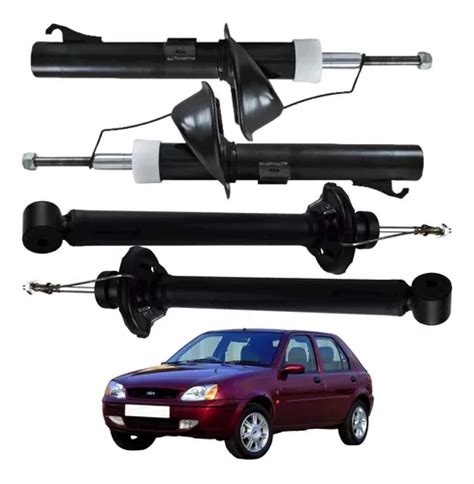 Kit Amortiguadores Ford Fiesta 1998 2002 Alta Calidad