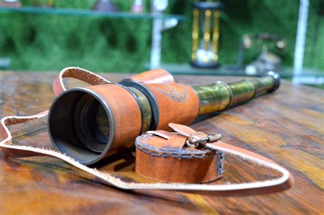 Antique Brass Handheld Telescope Victorian Marine Etsy