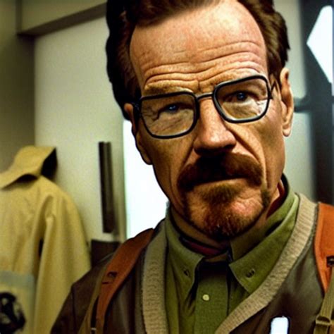 KREA AI - Bryan Cranston as Gordon Freeman, dressed as Gordo...