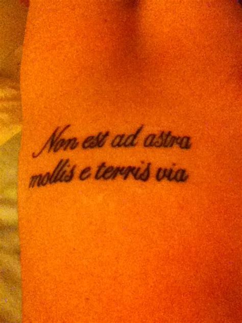 Non Est Ad Astra Mollis E Terris Via Non Est Ad Astra Mollis E Terris