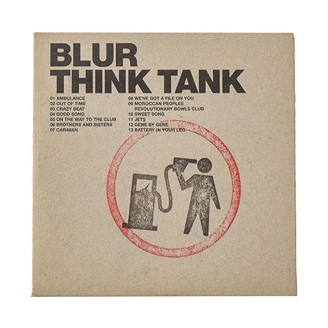 BANKSY Blur Think Tank Promo Hand Stamped CD