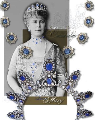 Cambridge Sapphire Parure Queen Mary Of Great Britain Irlands Cambridge