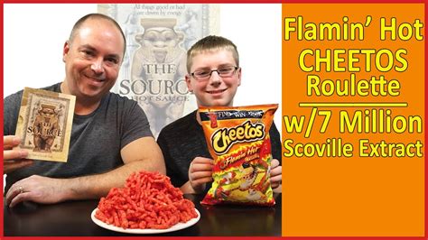 Flamin Hot Cheetos Roulette W 7 Million Scoville Extract The Source