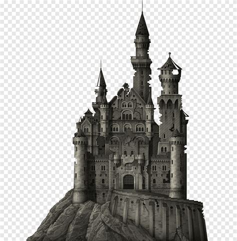 Ilustra O De Castelo Branco E Cinza Castelo Castelo Constru O