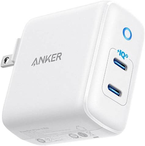 Anker Power Port III 40W PD High Speed WALL CHARGER 2 USB C Ports