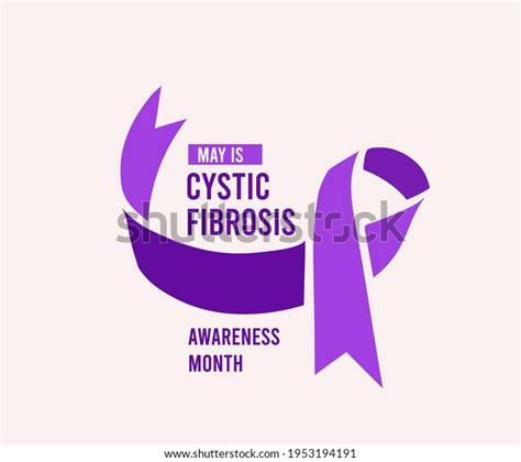 Cystic Fibrosis Awareness Month Vector Illustration Stock Vector