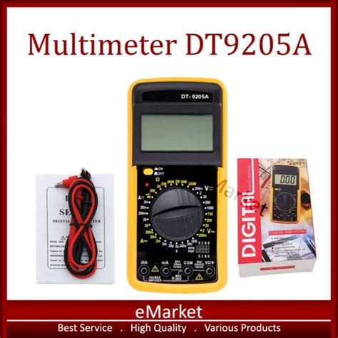 Promo Multimeter Digital Dt A Multitester Avometer Voltmeter