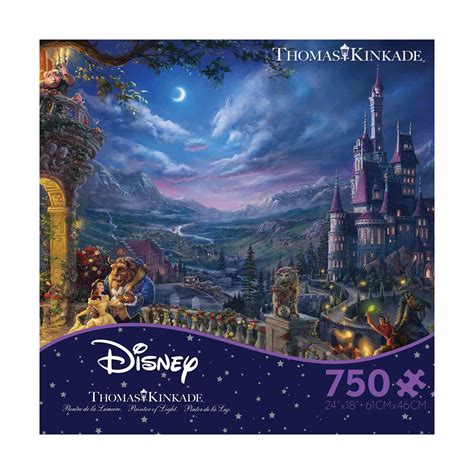 Ceaco Thomas Kinkade The Disney Collection Beauty And The Beast Dancing