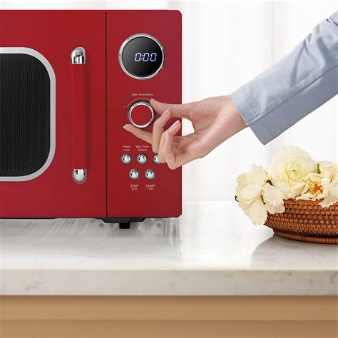 Red Kitchen Countertop Comfee Retro Microwave Oven – Comfee’