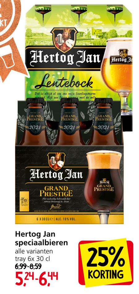 Hertog Jan Speciaalbier Folder Aanbieding Bij Jan Linders Details