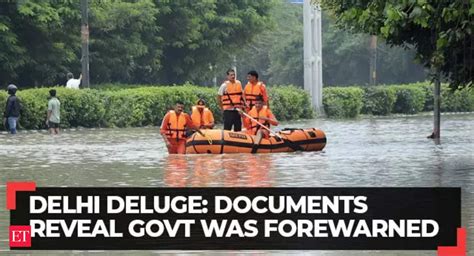 AAP Claims Floods BJP S Conspiracy Documents Reveal Delhi Govt Was