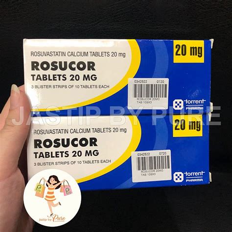 Jastip Malaysia Medicine Rosucor Tablets Mg Tablets Jastip