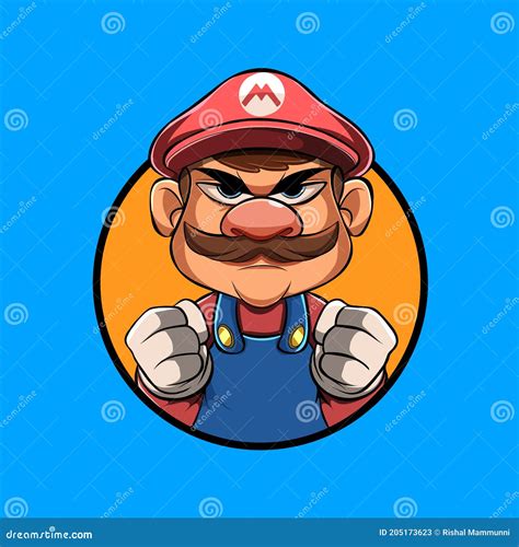 Game Character Super Mario Digital Vector Art Editorial Stock Photo