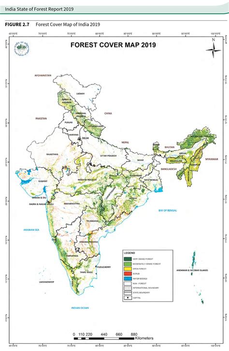 Forest Cover in India (2019) : r/IndiaSpeaks