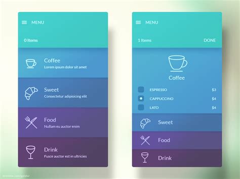 20 Fresh Food Mobile App Designs For Your Inspiration By