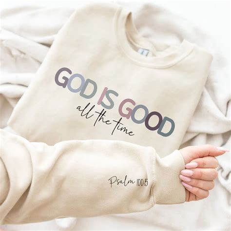 God Is Good Christian Hoodie Christian Sweatshirt Jesus Hoodie Bible Verse Shirt Faith