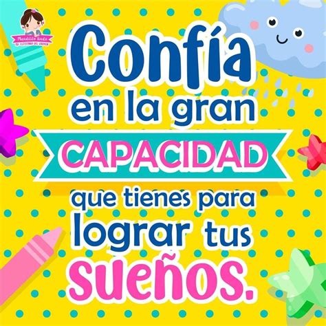 Pin De Alusol Alvarado En Lindas Frases Infantiles Frases Educativas