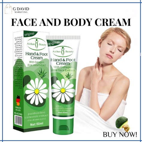 Aichun Beauty Face Body Cream With Collagen Aloe Vera Extract Ml