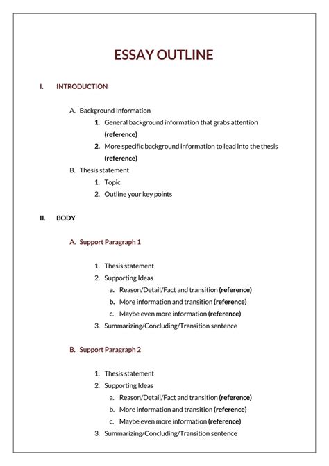 How To Write An Essay Outline 9 Types Sampleandexamples