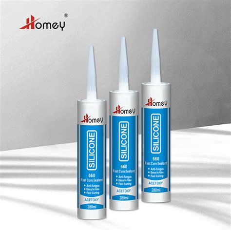 Homey 280ml Fast Cure Waterproof Acetoxy General Purpose Clear Window Glass Gp Acetic Cure