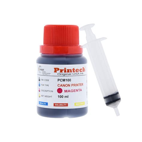 Printech Tinta Printer Canon Magenta Merah 100 Ml 01006 Siplah