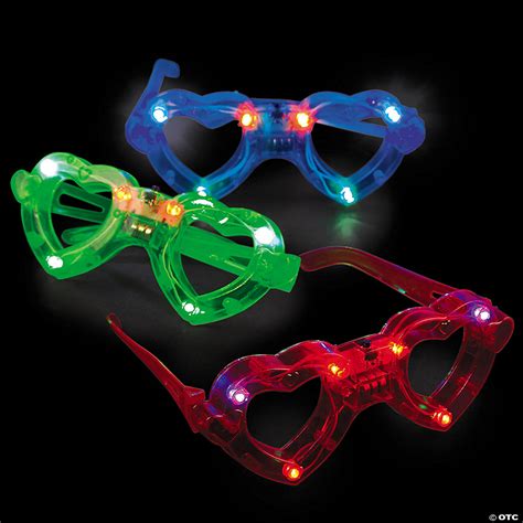 Light Up Heart Shape Glasses Oriental Trading