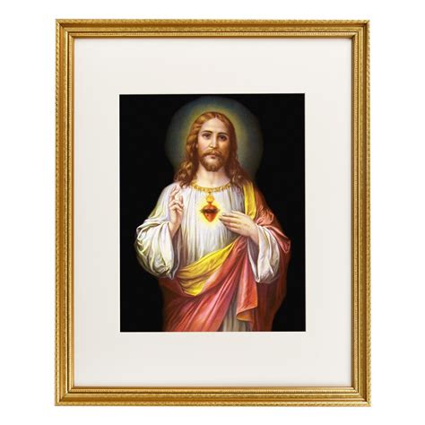 Large Sacred Heart Of Jesus Framed Print The Catholic Company®