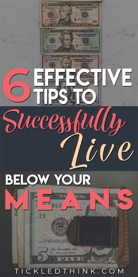 6 Effective Tips To Successfully Live Below Your Means Artofit