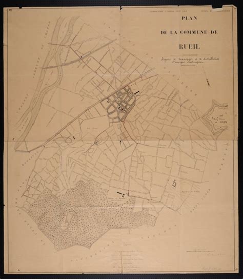 Rueil Malmaison Rueil Plan Imprim Ligne De Transport Et