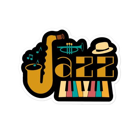 Classy Jazz Soul Stickers Saxophone Sticker Piano Sticker Jazz Music