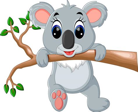 Dibujos Animados Lindo Koala 7916588 Vector En Vecteezy