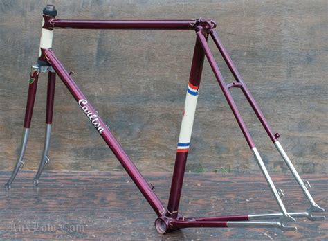 Vintage Carlton Flyer Track Bicycle Frame Fork 531 Path Racer Road Bike