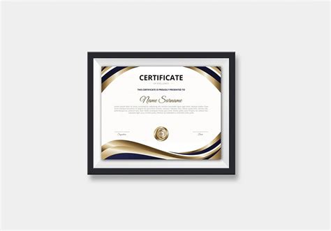 Elegant Diploma Certificate Template V Design Cuts