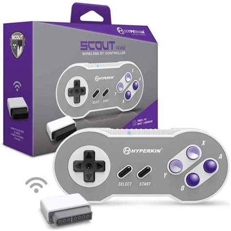 Hyperkin Scout Premium Wireless Bluetooth Controller Snes Pc Mac