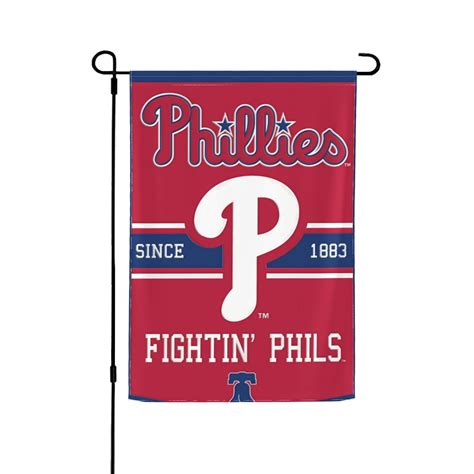 Phillies Garden personalized Double Sided Flag Football Fans National