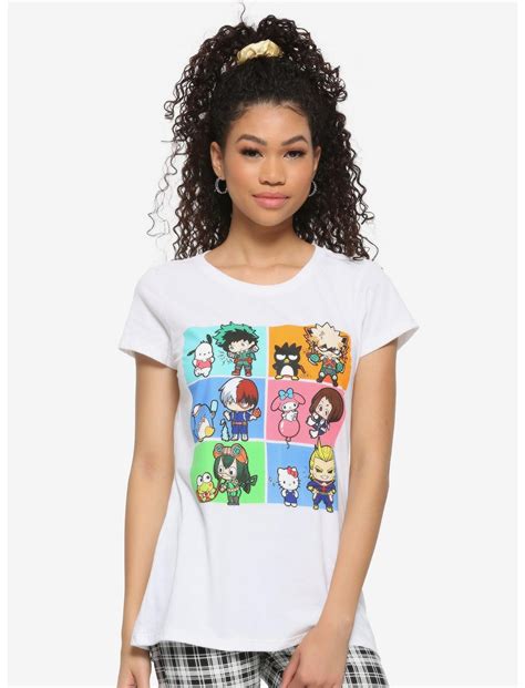 My Hero Academia X Hello Kitty And Friends Girls Hero Duos T Shirt