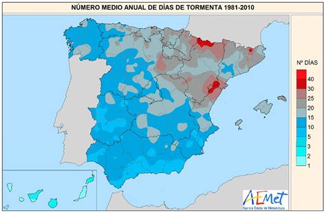 Dónde caen más tormentas en España