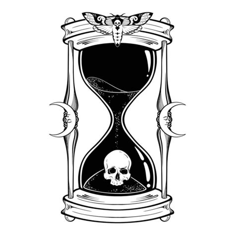 Evil Hourglass Drawings