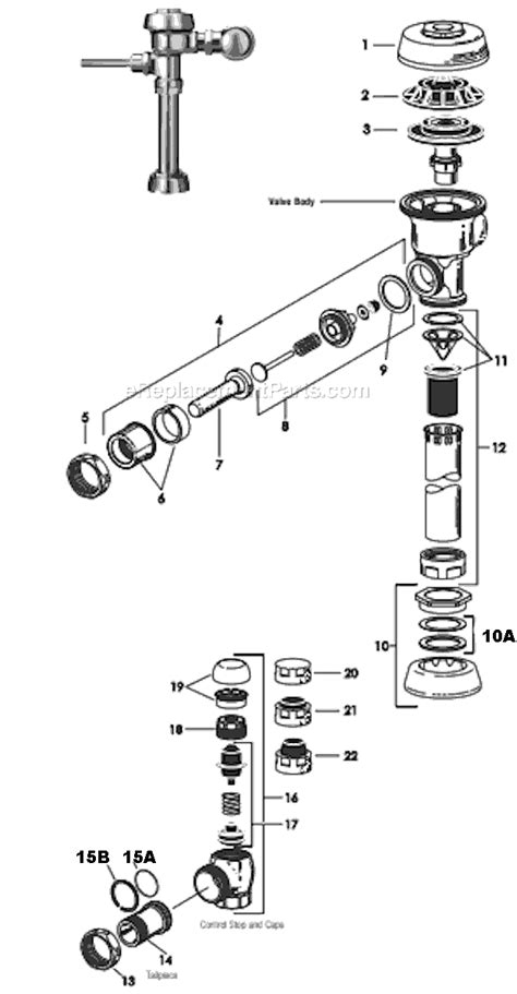 Sloan Manual Flushometer Royal