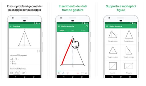 Un App Per Risolvere Problemi Di Geometria Android Ios