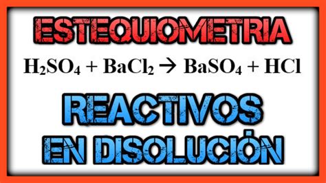 Problema de ESTEQUIOMETRIA Reacción del ácido sulfúrico H2SO4 con el