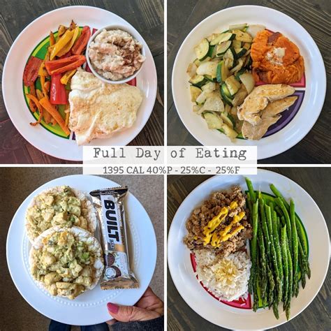 Full Day Of Eating On 1400 Calories With Macros 40 Protein 35 Carbs