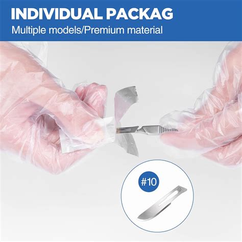 Buy 21PCS 20 Scalpel Blades With 10 Scalpels Surgical Sterile Blades