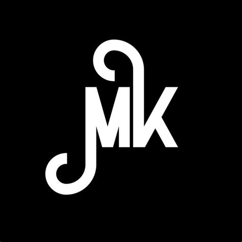 MK Letter Logo Design Template