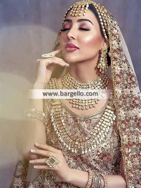 Bridal Kundan Jewellery Set Pakistani Designer Kundan Jewellery Sets