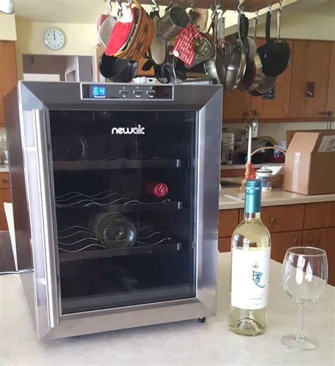 Newair Aw 121e 12 Bottle Countertop Thermoelectric Stainless Steel Wine