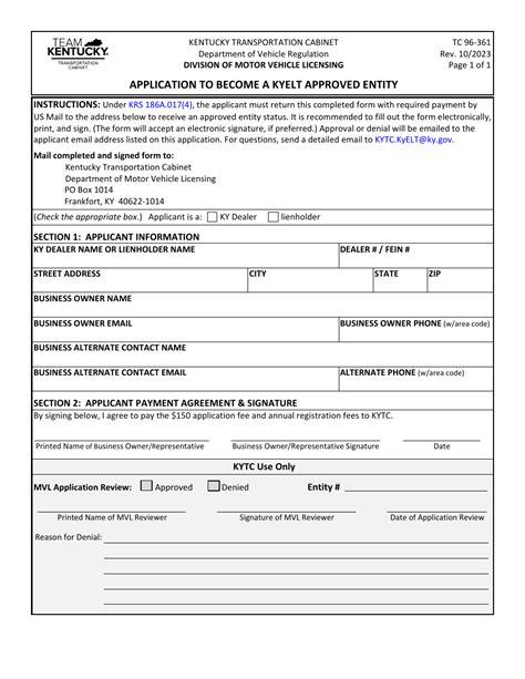 Form Tc96 361 Fill Out Sign Online And Download Fillable Pdf Kentucky Templateroller